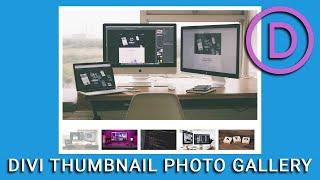 Divi Image Gallery with Thumbnails