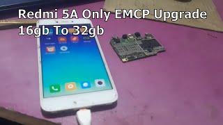 UFI Box Lesson 29 Redmi 5A Only EMCP Upgrade 16gb To 32gb With EMMc Change File