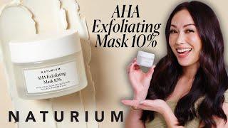 Naturium AHA Exfoliating Mask 10% for Smooth, Glowing Skin!