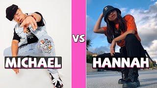 Michael Le Vs Hannah TikTok Dance Battle