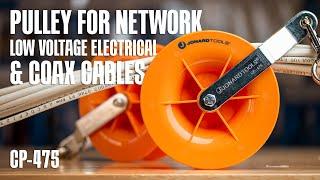 Jonard Tools Pulley for Low Voltage Electrical, Network, & COAX Cables (CP-475) Product Video