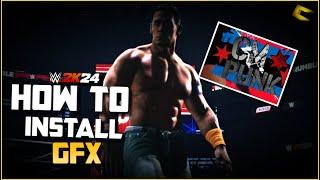 WWE 2K24- How to Install Nameplates & GFX!