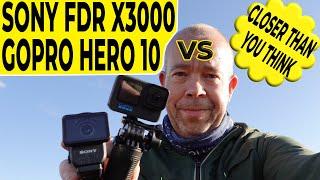 Sony FDR X3000 vs GoPro Hero 10 | 6 year difference dont make it 6 times better