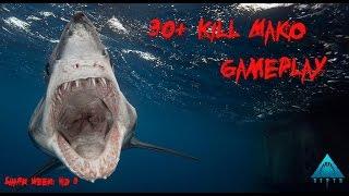 Depth |Gameplay| 30+ Kills Shark Game (Mako)