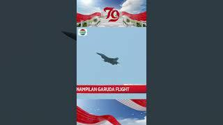 Aksi Garuda Flight Pesawat TNI Angkatan Udara #shorts