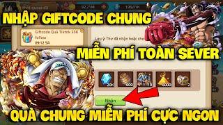 Giftcode Chung  Huyền Thoại Hải Tặc Mới Nhất - Nhập 4 Code Chung  Miễn Phí Toàn Sever