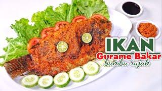 KHAS JAWA TIMUR  -- COCOK UNTUK OLESAN IKAN BAKAR  ||  RESEP GURAME BAKAR BUMBU RUJAK