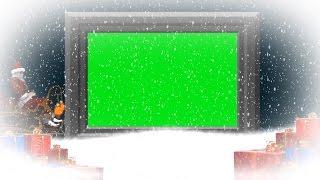 Merry Christmas - green screen