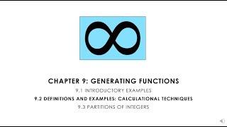Combinatorics 9.2.1 Generating Functions - Fundamental Identity