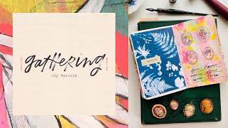 GATHERING: Create a meaningful art journal page (Messy May Day 13)