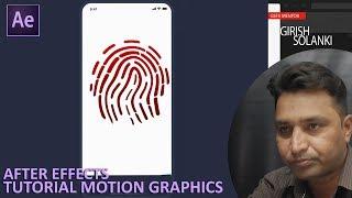 after effects tutorial motion graphics in hindi fingerprinting Animation girish solanki gsfxmentor