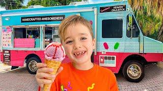 Chris and Niki explore Mom's ice cream truck