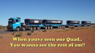 MINERS PASS CUE WESTERN AUSTRALIA. A very Busy Intersection in the Outback #trucklife #truckspotting