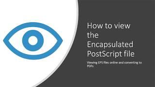 How to view and convert Encapsulated PostScript files