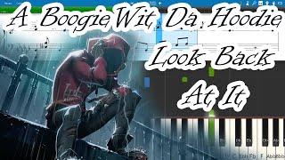 A Boogie Wit Da Hoodie - Look Back At It [Piano Tutorial | Sheets | MIDI] Synthesia