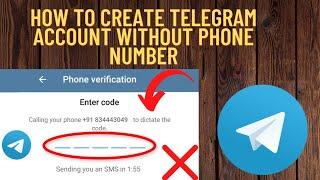 How To Create Telegram Account Without Phone Number In 2021 ! No Need To Phone Verification