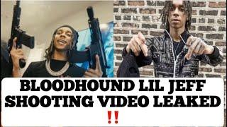 Bloodhound Lil Jeff Shooting Video Leaked | This Was Wild ASL, Shootout In The Day Time