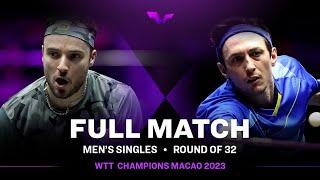 FULL MATCH | Liam PITCHFORD vs Simon GAUZY | MS R32 | #WTTMacao 2023