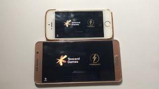 iPhone 5s (1 GB RAM) vs Samsung Note 5 (4 GB RAM) - PUBG Test