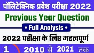 polytechnic previous year question papers with answers | polytechnic entrance exam previous year que