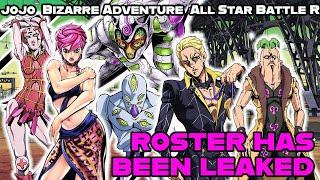 Jojo's Bizarre Adventure All Star Battle R Leaked roster