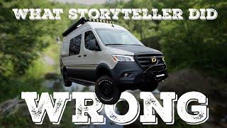 SHORT COMINGS ON STORYTELLER OVERLAND BEAST MODE