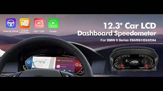 BMW LCD Dashboard Speedometer |CarPlay|Gyroscope|Compass|WSTRON