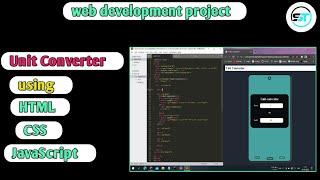 Unit Converter | web development project using html css js  #viral #unitconvertor #webprojects