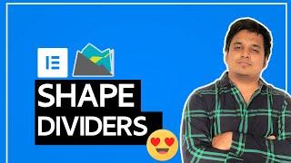 Elementor custom shape dividers without code (Design tricks)