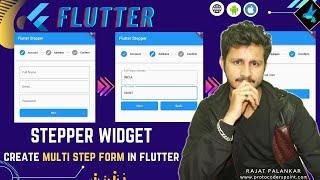 Create Multi Step Form in Flutter | Stepper Widget in flutter | Stepper in flutter