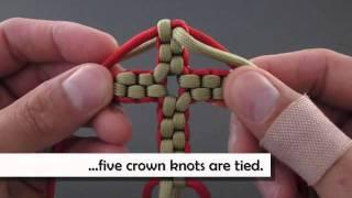 How to Make a Paracord Cross (Necklace) by TIAT