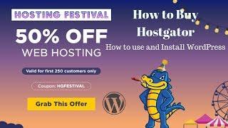 How to Buy Hostgator Hosting and How to Install WordPress