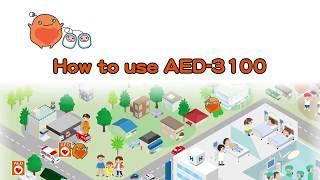 AED 3100の使用方法　海外版 Nihon Kohden How to use AED