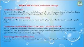 Lesson - 18 : Eclipse IDE - Eclipse preference settings