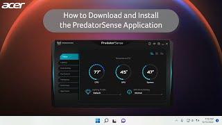 How to Install PredatorSense