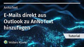 Speichern von E-Mails mittels Outlook Addin