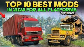 Top 10 Best Mods For 2024 in SnowRunner You Must Need in SnowRunner on Consoles and PC