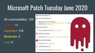 Microsoft Patch Tuesday June 2020: The Bleeding Ghost of SMB