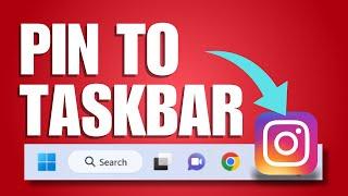 How To Pin A Website To Taskbar Windows 11 (Easy Way)