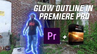 Glow outline effect in Adobe premiere pro