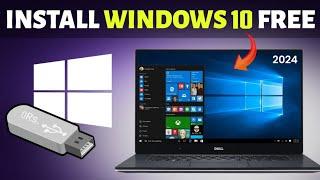 How To Download & Install Windows 10 For FREE  Using USB Pendrive | Windows 10 Installation [2025]