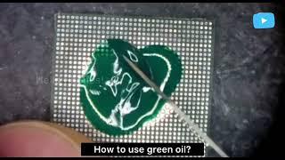 How to use green oil | mobile phone repair tips and solutions
