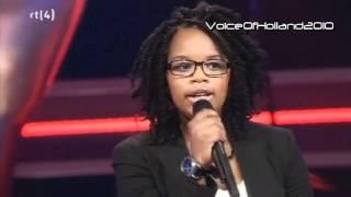 The Voice of Holland 2010 - Shari-ann singing New York  Auditie HD