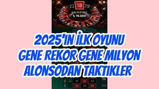 RULET | YENİYIL'IN İLK OYUNU ALONSO'DAN MÜTHİŞ TAKTİKLER ! #rulet #casino