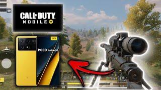 Call of Duty: Mobile in POCO X6 Pro 5G | Gaming test | Call of Duty: Mobile Gameplay