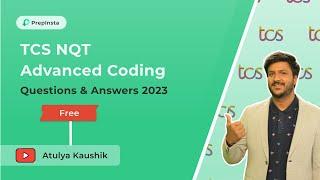 TCS NQT Advanced Coding Questions and Answers 2023-2024 (TCS ITP)