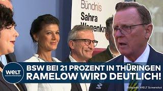 THÜRINGEN-WAHL: Hammer-Umfrage für BSW! Bodo Ramelow äußert sich zu Sahra Wagenknecht