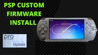 How to install custom firmware on psp