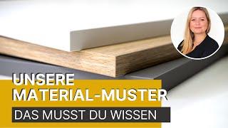 Unsere Material-Muster | Das musst du wissen | meine möbelmanufaktur