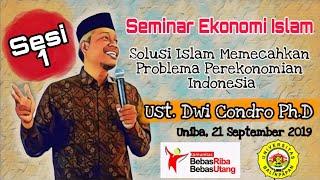 Seminar Ekonomi Islam Sesi 1 Komunitas Bebas Riba Bebas Utang